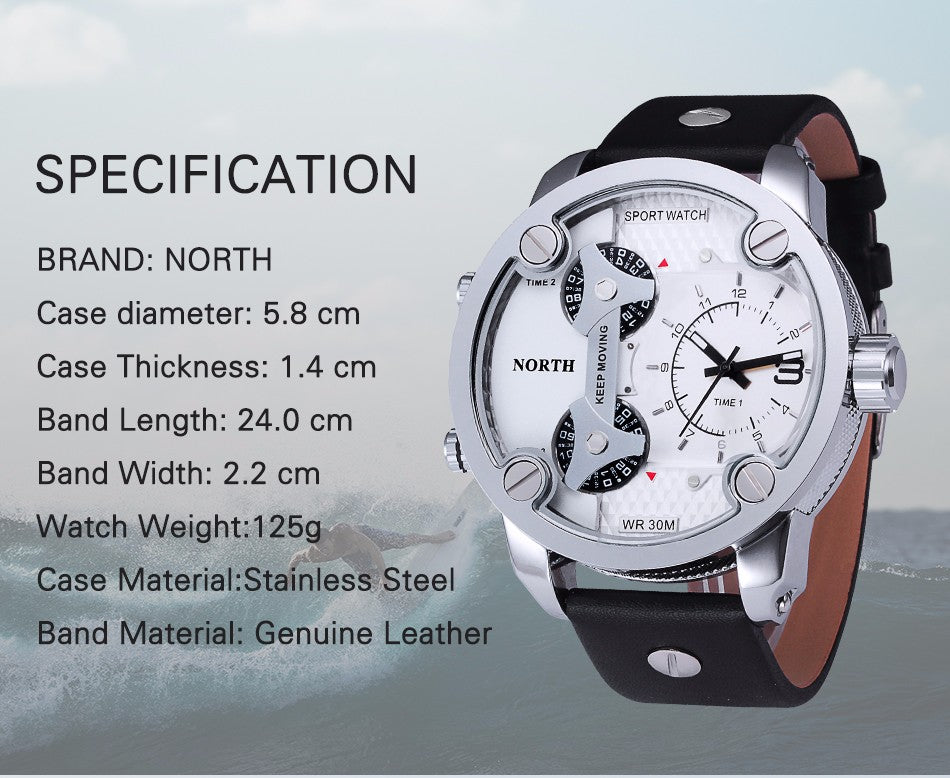 Iridium Wrist Watch by North