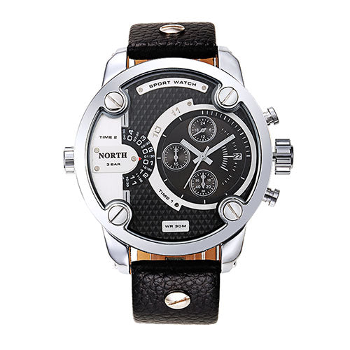 Rhodium Wrist Watch by North