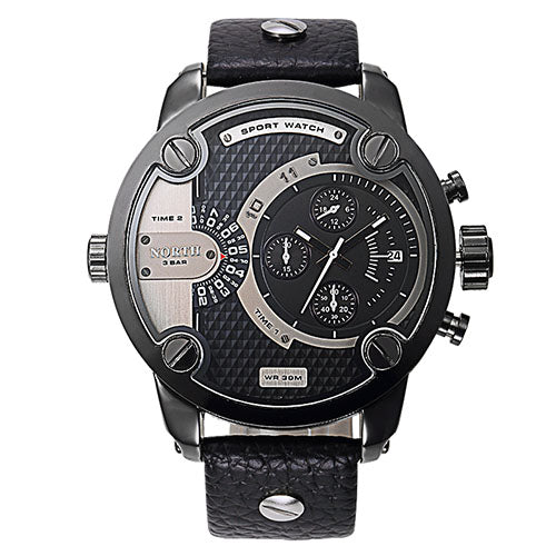 Rhodium Wrist Watch by North
