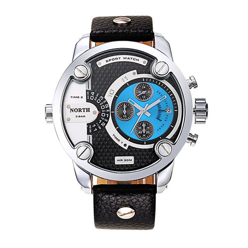 Rhodium Wrist Watch by North