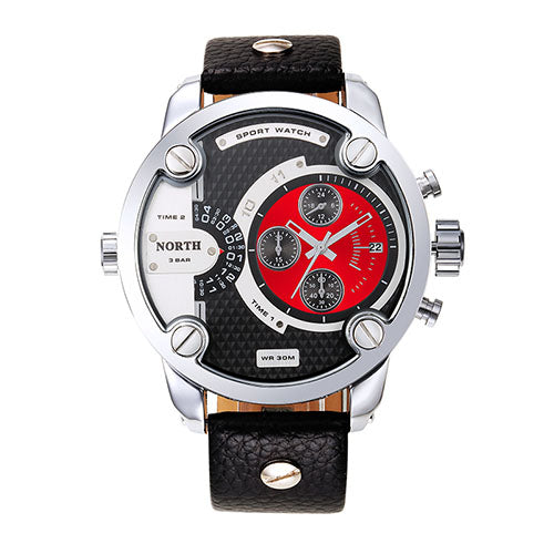 Rhodium Wrist Watch by North